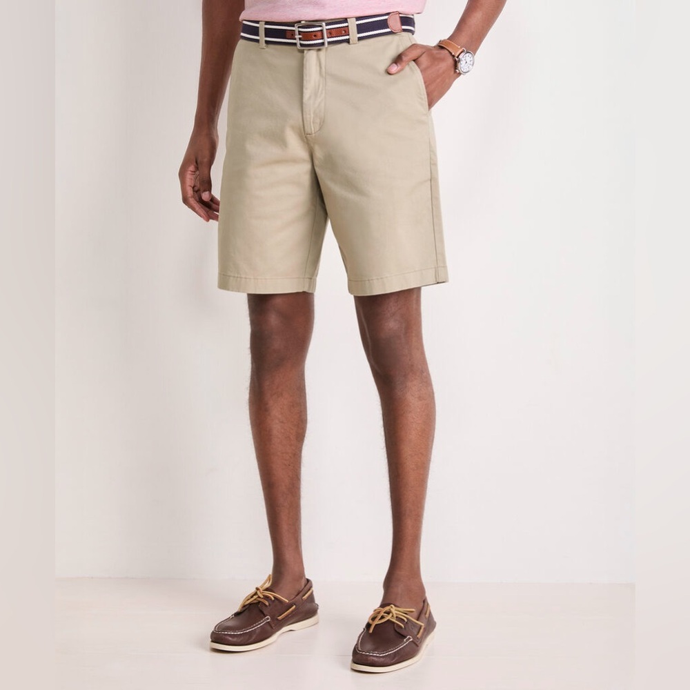 Vineyard Vines Tan Flat Front Shorts
